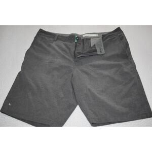 Linksoul Golf Shorts Mens Size 38 Wicking Performance Gray Polyester Spandex